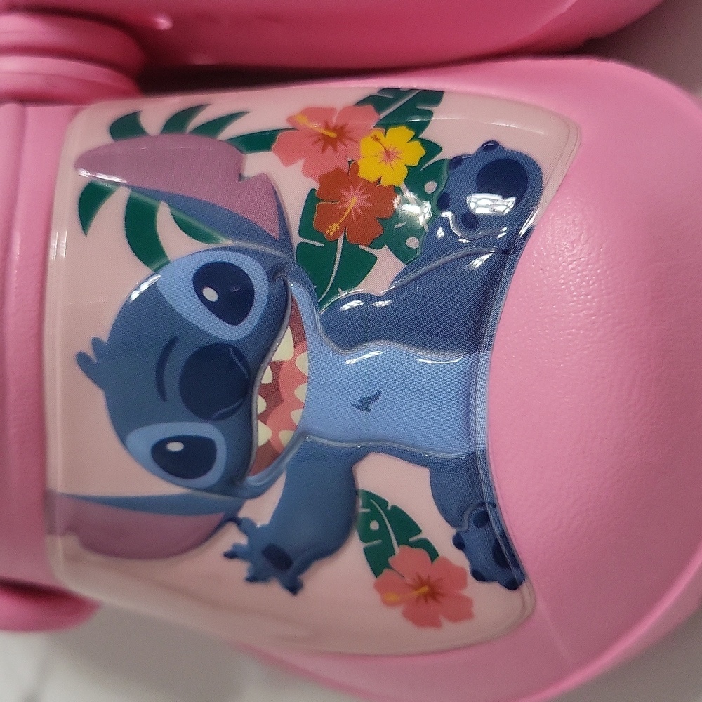 NWOT Disneys Stitch And Angel Girls Clogs 5T - Picture 2 of 11